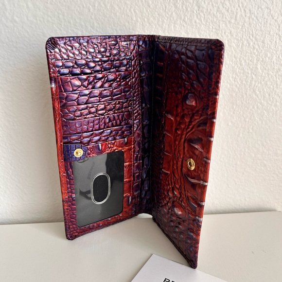 Brahmin Ady Dawning Ombré All Over Genuine Leather Wallet NWT - Picture 5 of 10